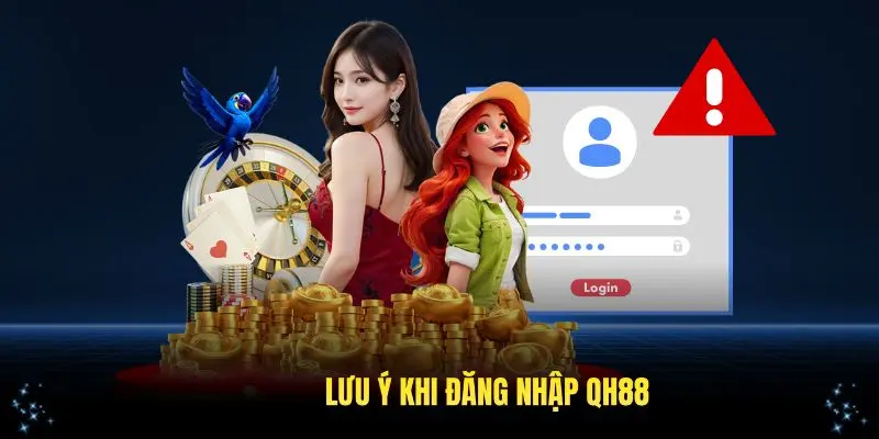 Các lưu ý khi đăng nhập QH88 mà mọi người cần nắm